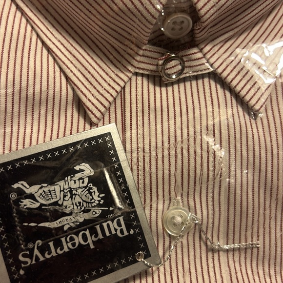 Burberrys Authentic Dress Shirt A 40/80 Men's Long Sleeve Casual - Picture 8 of 9